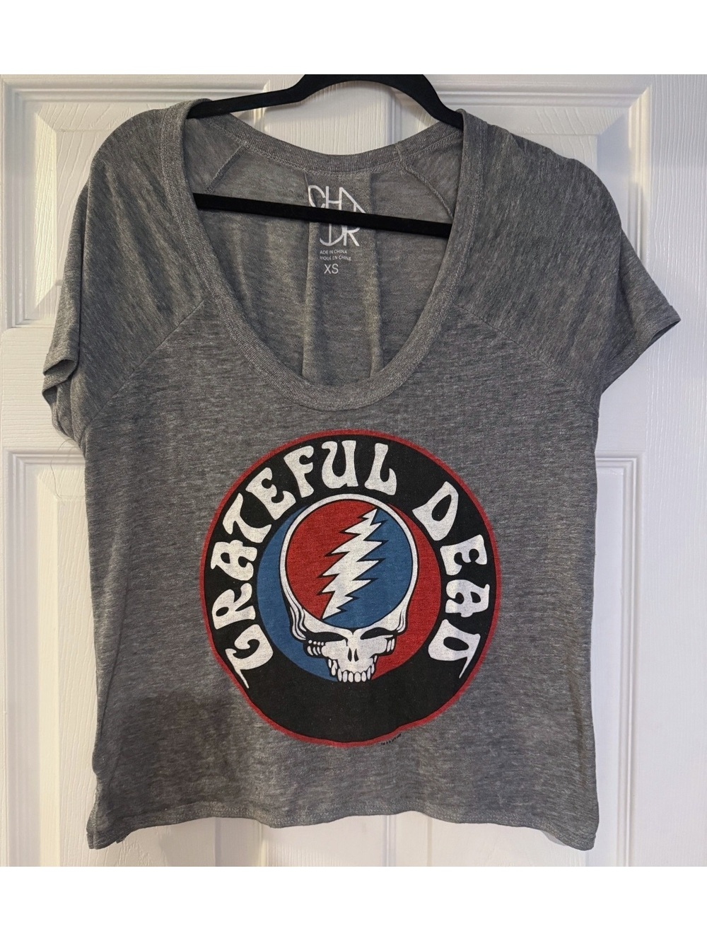 Chaser Grateful Dead Oversized Steal Your Face Graphic T-Shirt XS